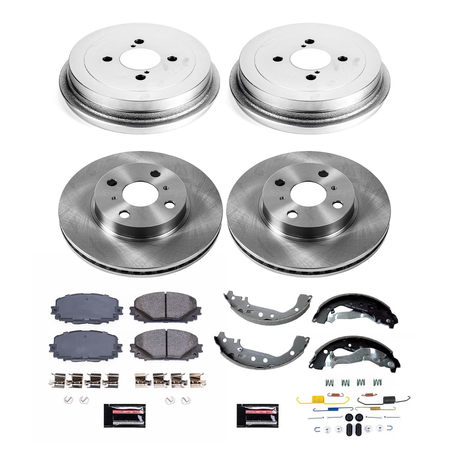 Power Stop - KOE15497DK - Complete Vehicle Disc/Drum Brake Kit image 1