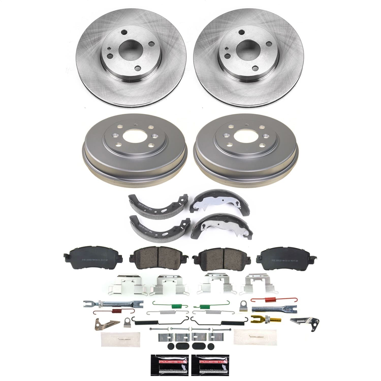 Power Stop - KOE15498DK - Complete Vehicle Disc/Drum Brake Kit image 1