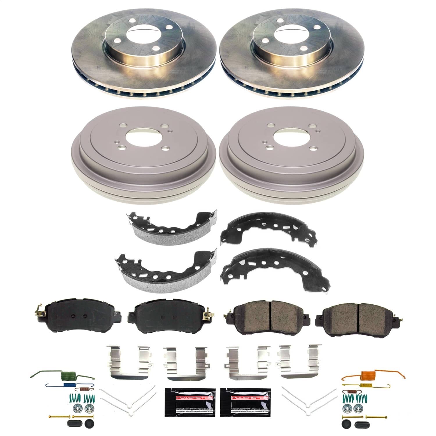 Power Stop - KOE15503DK - Complete Vehicle Disc/Drum Brake Kit image 1