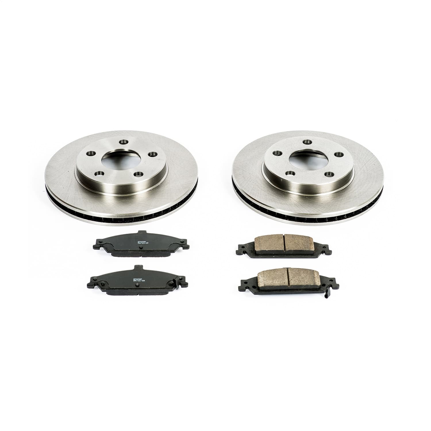 Power Stop - KOE1551 - Front - Disc Brake Pad and Rotor Kit image 1