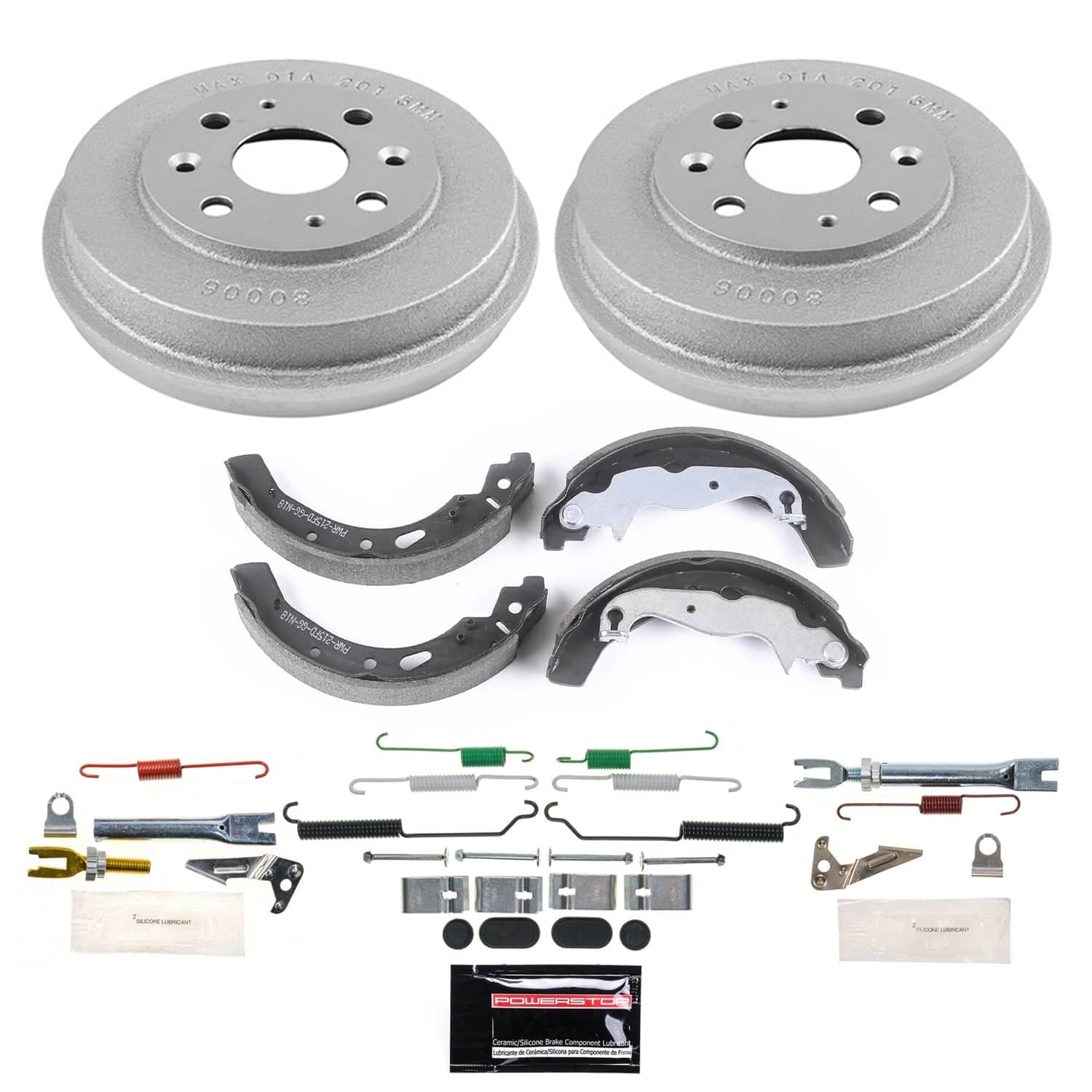 Power Stop - KOE15514DK - Rear - Drum Brake Shoe and Drum Kit image 1