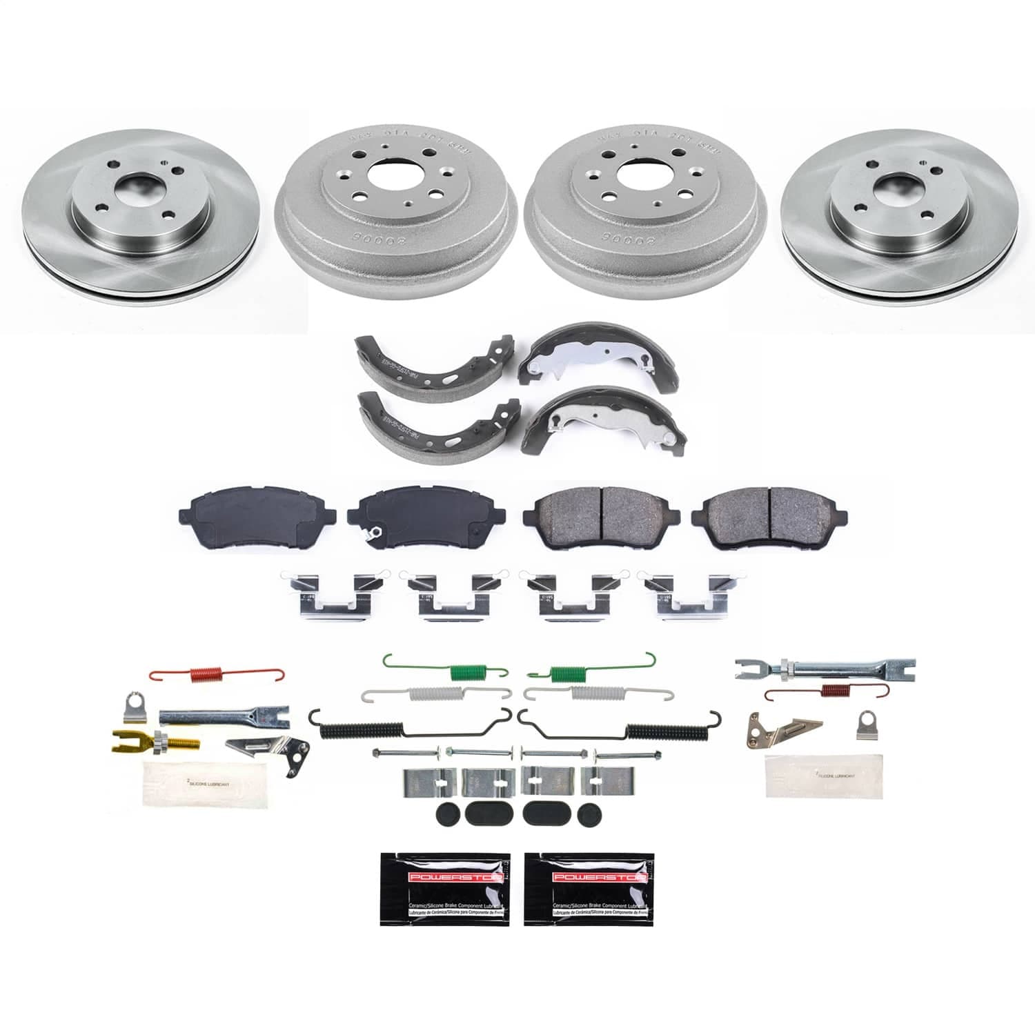 Power Stop - KOE15529DK - Complete Vehicle Disc/Drum Brake Kit image 1
