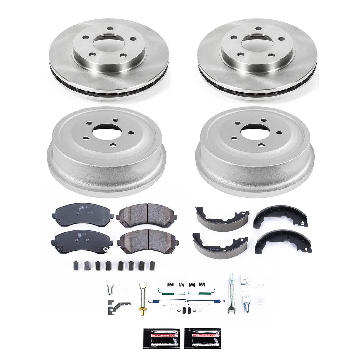 Power Stop - KOE15534DK - Complete Vehicle Disc/Drum Brake Kit image 1
