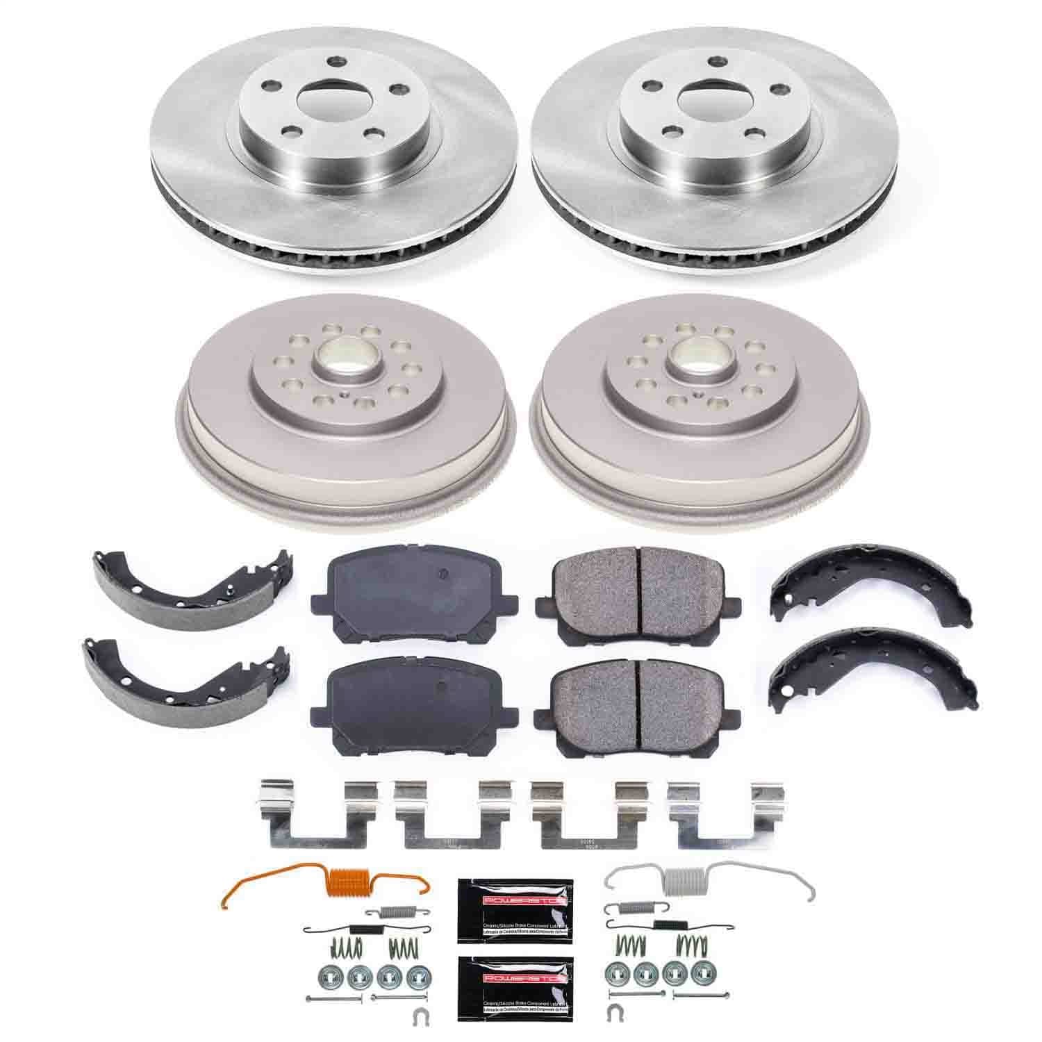 Power Stop - KOE15536DK - Complete Vehicle Disc/Drum Brake Kit image 1
