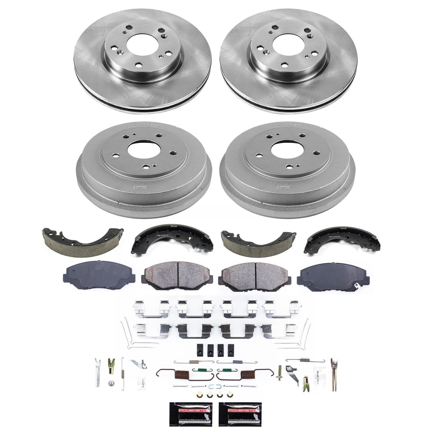 Power Stop - KOE15541DK - Complete Vehicle Disc/Drum Brake Kit image 1