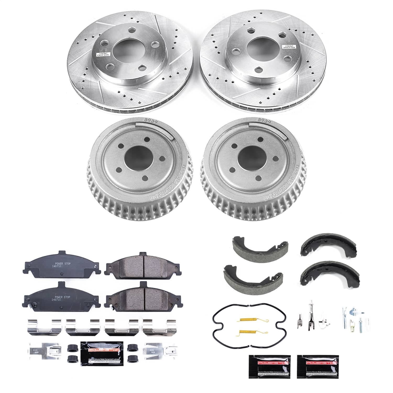 Power Stop - KOE15542DK - Complete Vehicle Disc/Drum Brake Kit image 1