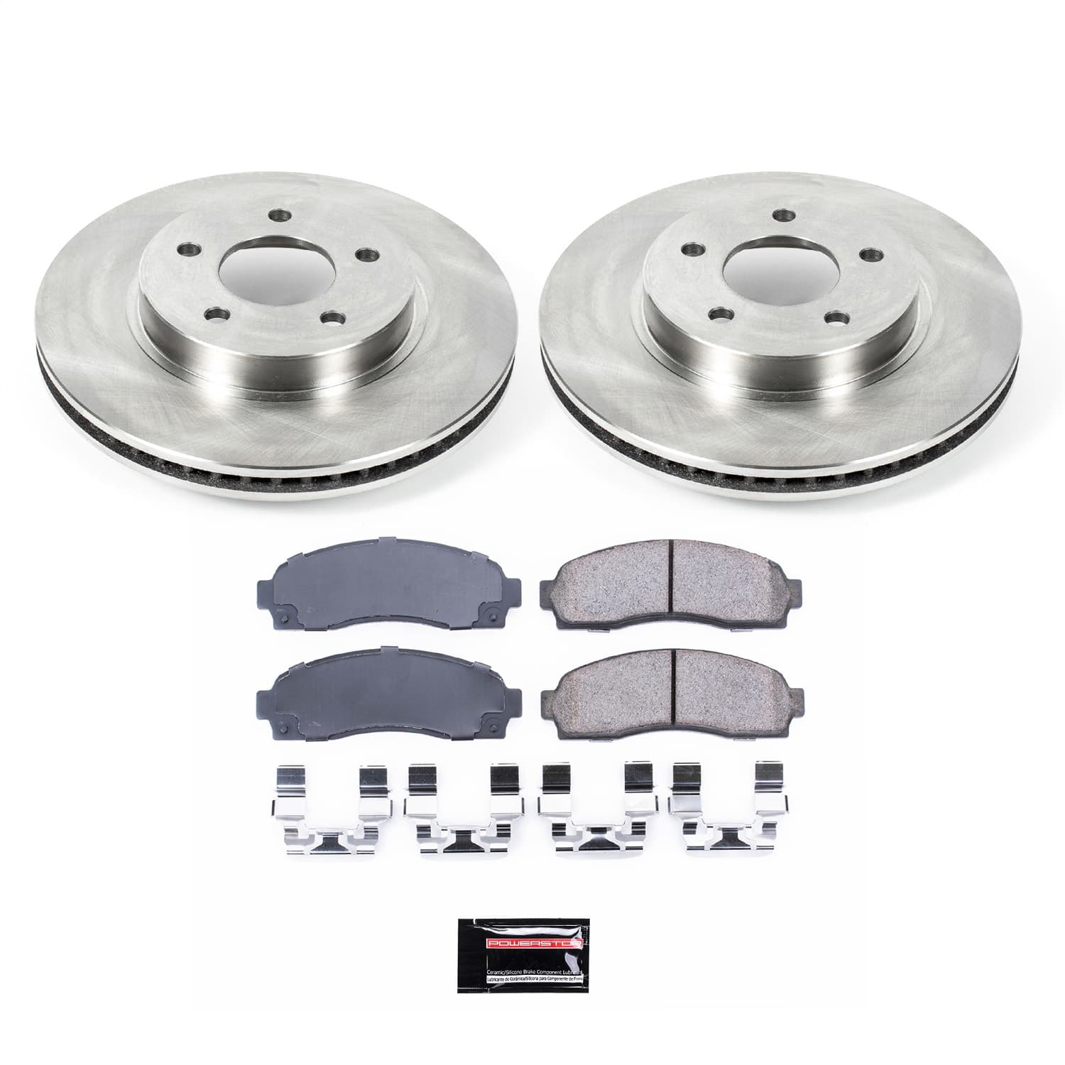 Power Stop - KOE1576 - Front - Disc Brake Pad and Rotor Kit image 1