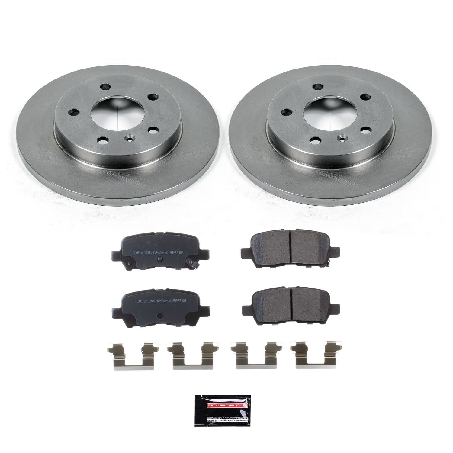 Power Stop - KOE1602 - Rear - Disc Brake Pad and Rotor Kit image 1