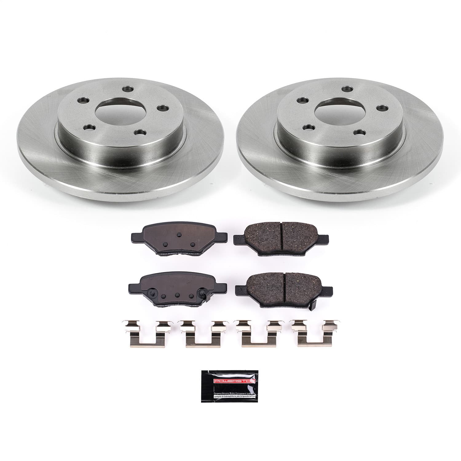 Power Stop - KOE1616 - Rear - Disc Brake Pad and Rotor Kit image 1
