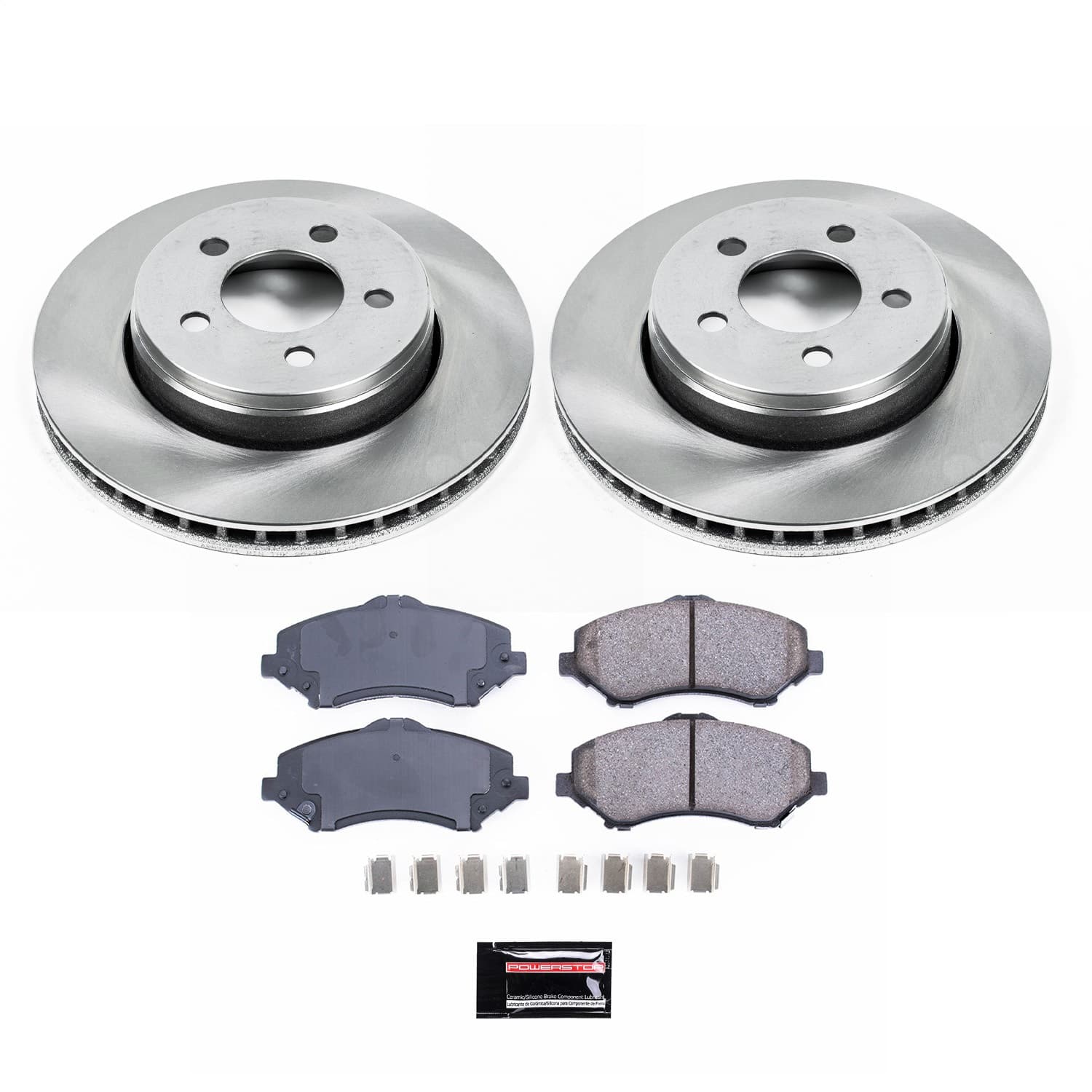 Power Stop - KOE1631 - Front - Disc Brake Pad and Rotor Kit image 1