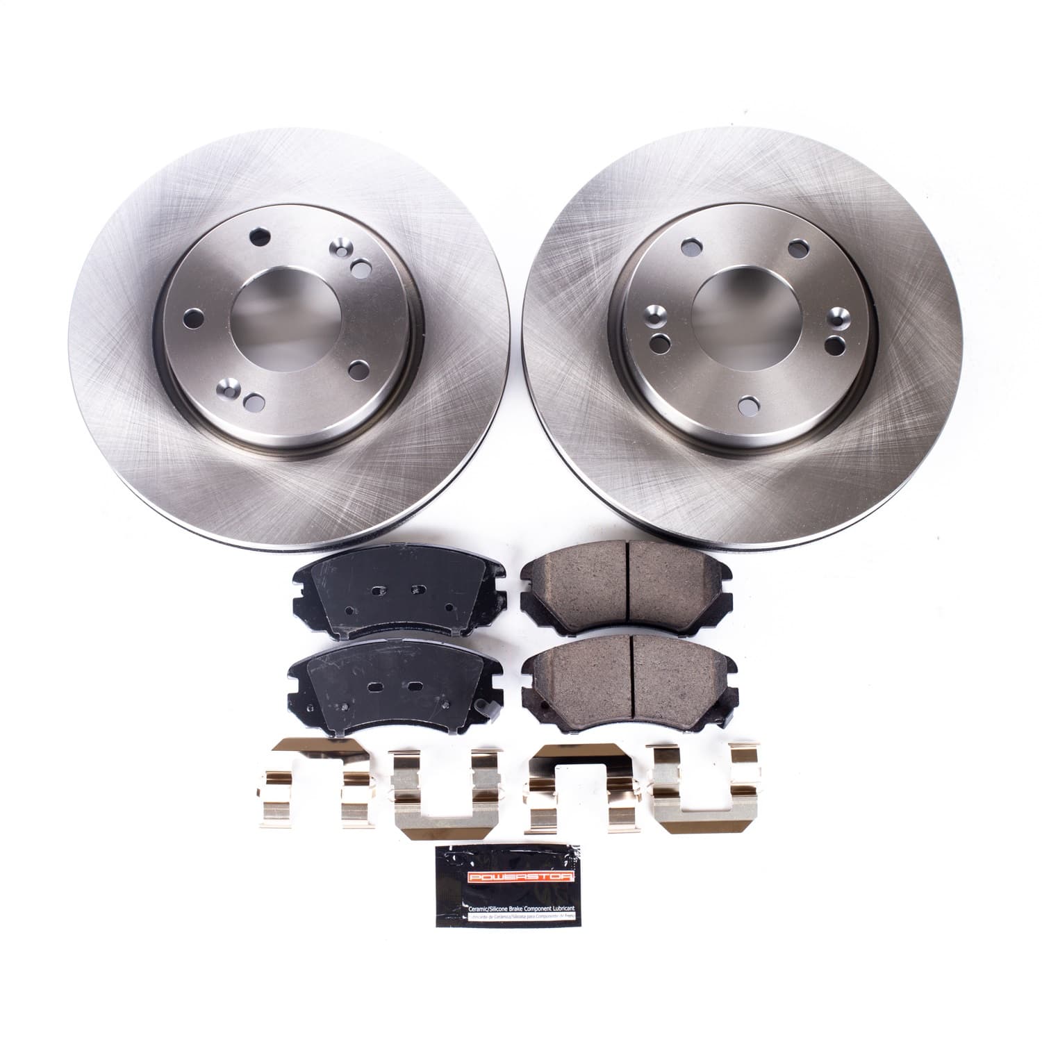 Power Stop - KOE165 - Front - Disc Brake Pad and Rotor Kit image 2