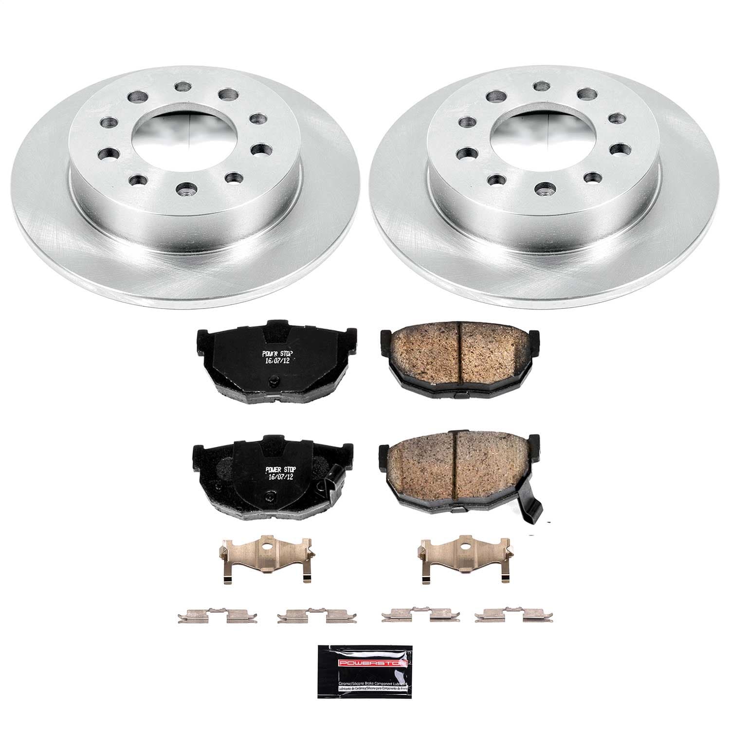 Power Stop - KOE170 - Rear - Disc Brake Pad and Rotor Kit image 1