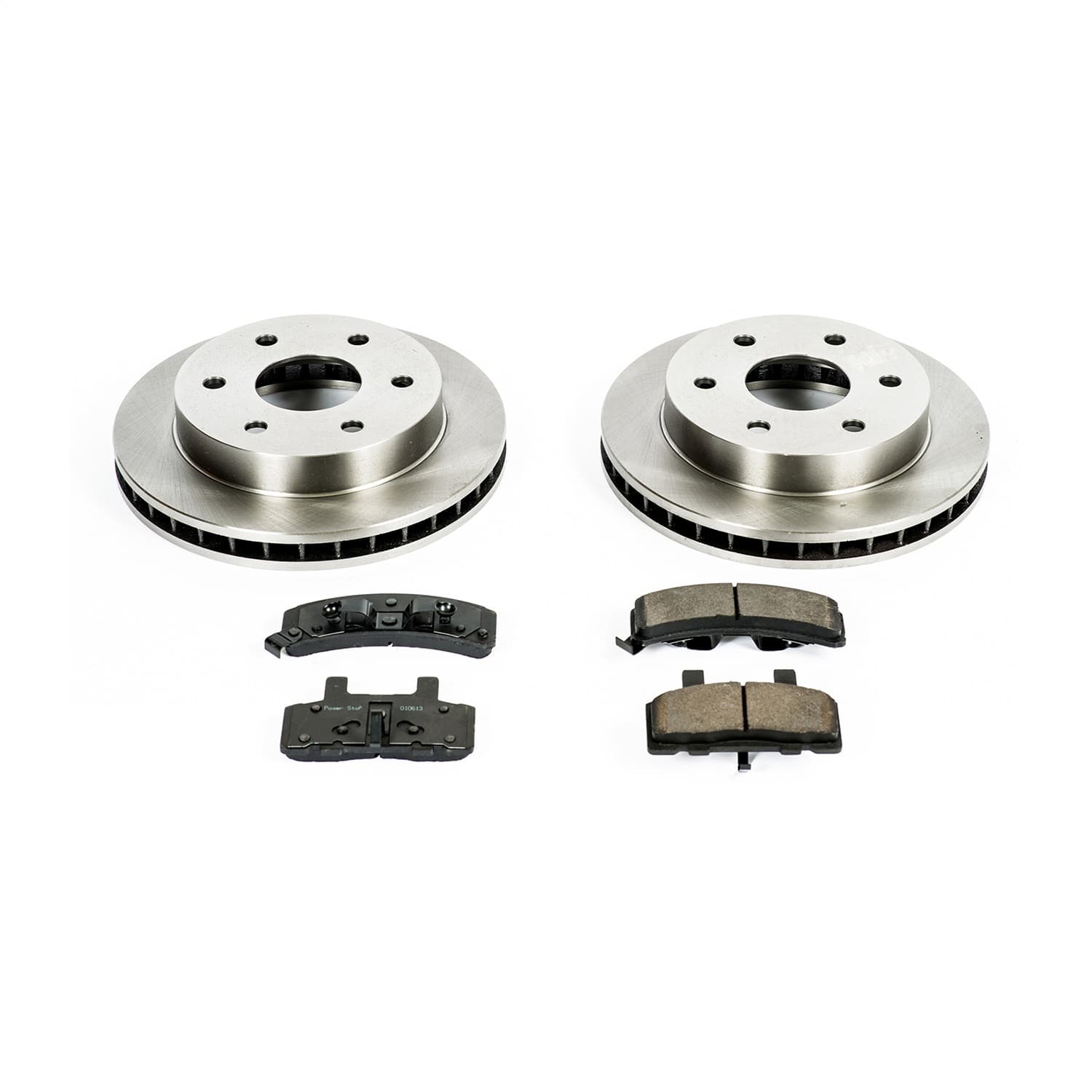 Power Stop - KOE1970 - Front - Disc Brake Pad and Rotor Kit image 1