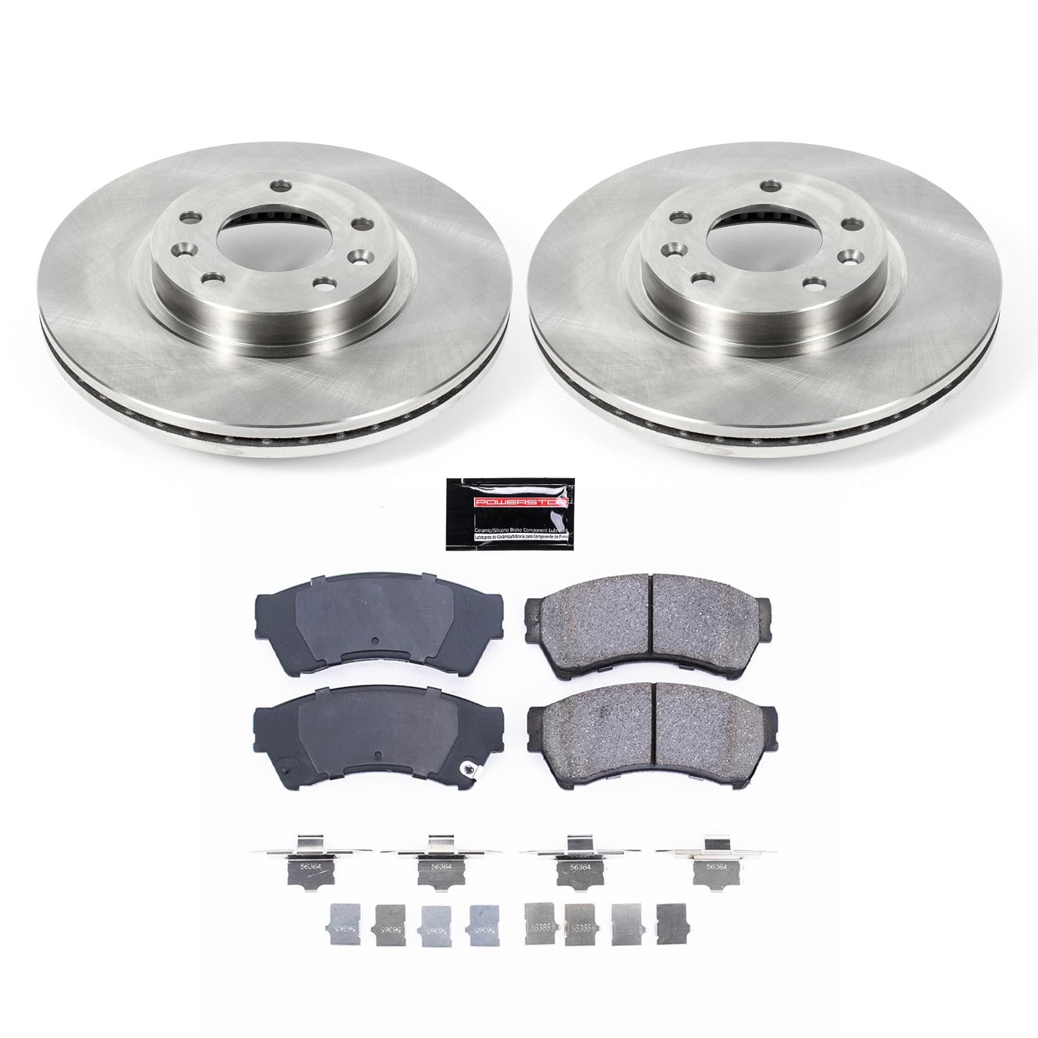 Power Stop - KOE199 - Front - Disc Brake Pad and Rotor Kit image 1