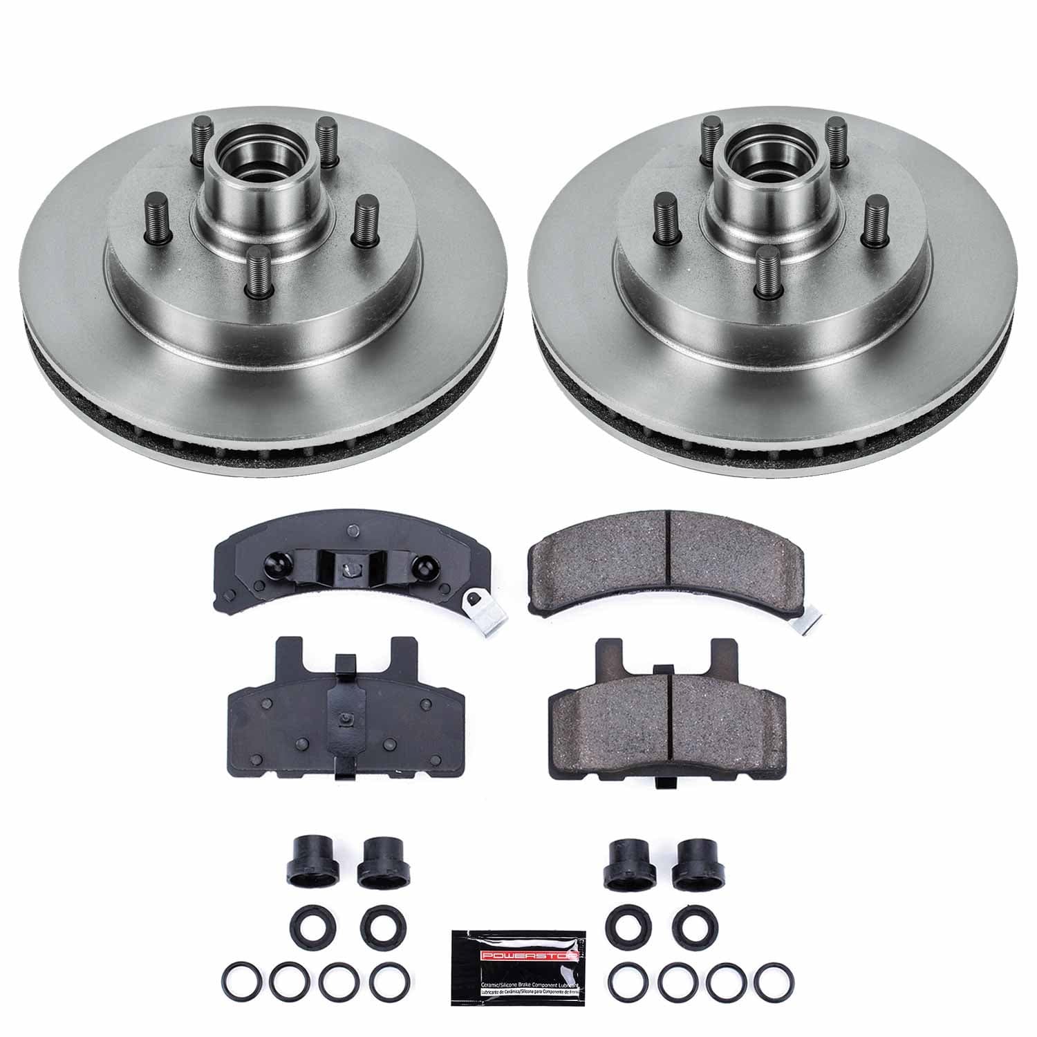 Power Stop - KOE1990 - Front - Disc Brake Pad and Rotor Kit image 1