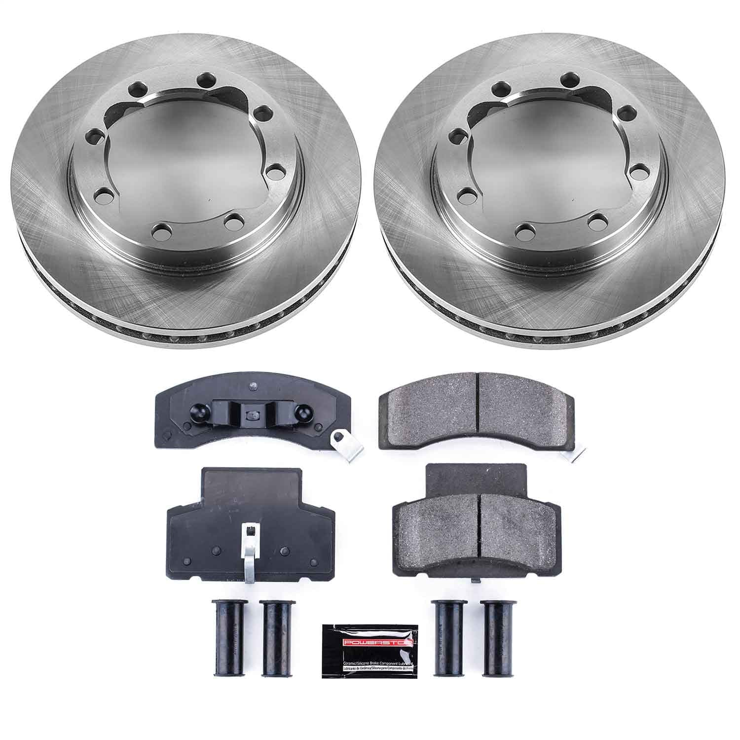 Power Stop - KOE1992 - Front - Disc Brake Pad and Rotor Kit image 1