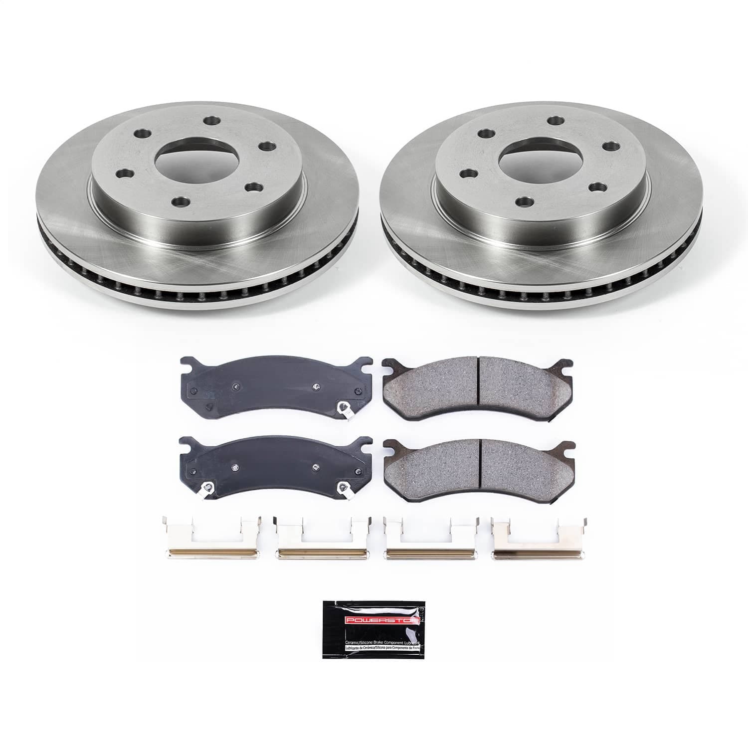 Power Stop - KOE2009 - Front - Disc Brake Pad and Rotor Kit image 1