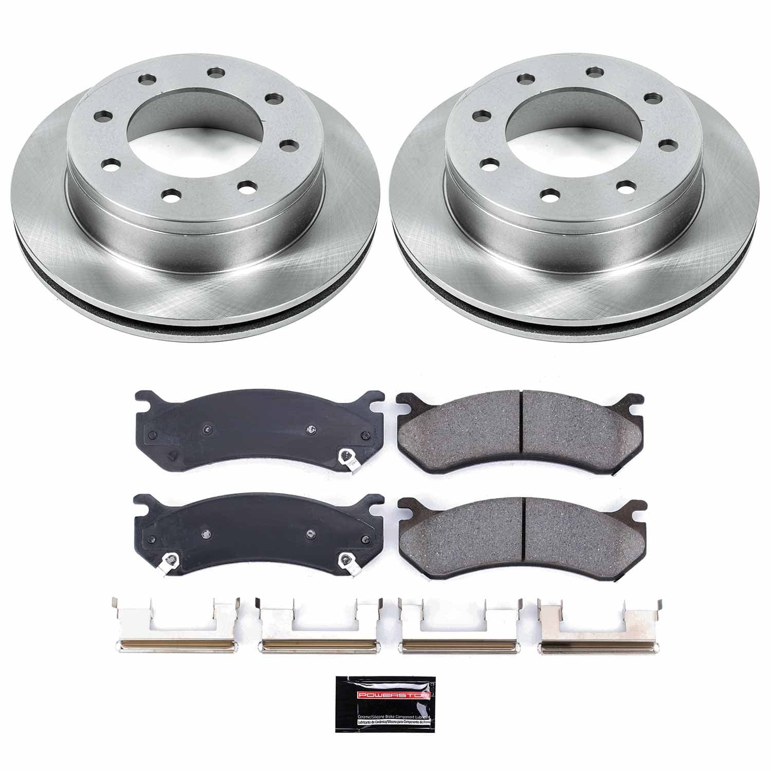 Power Stop - KOE2036 - Rear - Disc Brake Pad and Rotor Kit image 1