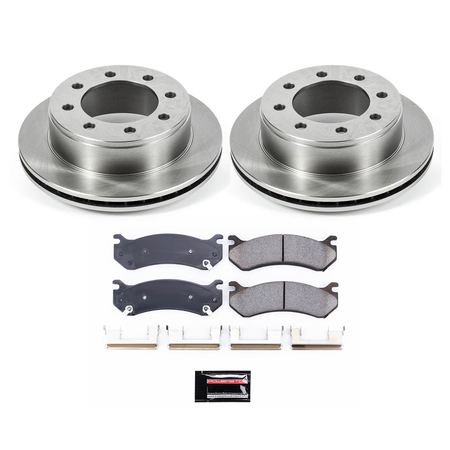 Power Stop - KOE2041 - Rear - Disc Brake Pad and Rotor Kit image 1