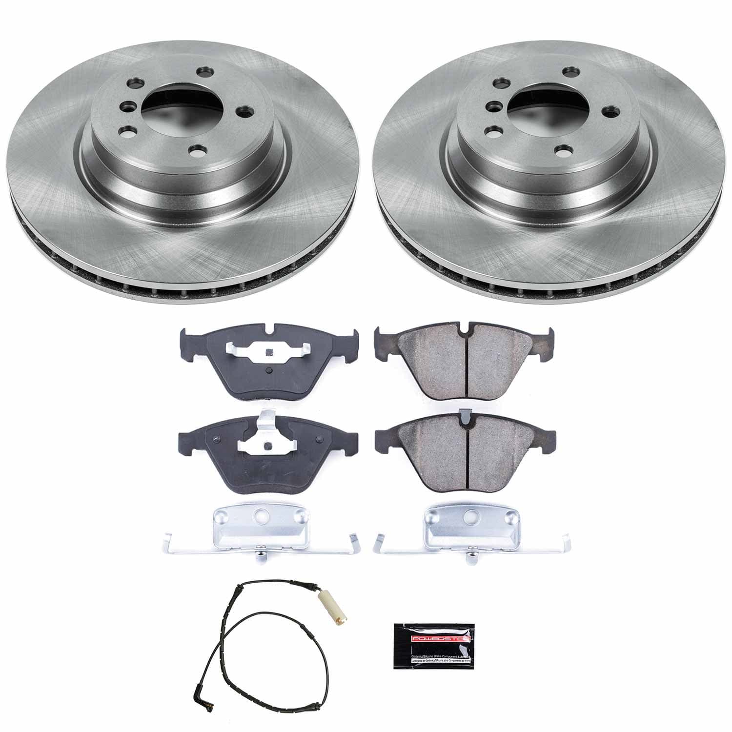 Power Stop - KOE2054 - Front - Disc Brake Pad and Rotor Kit image 1