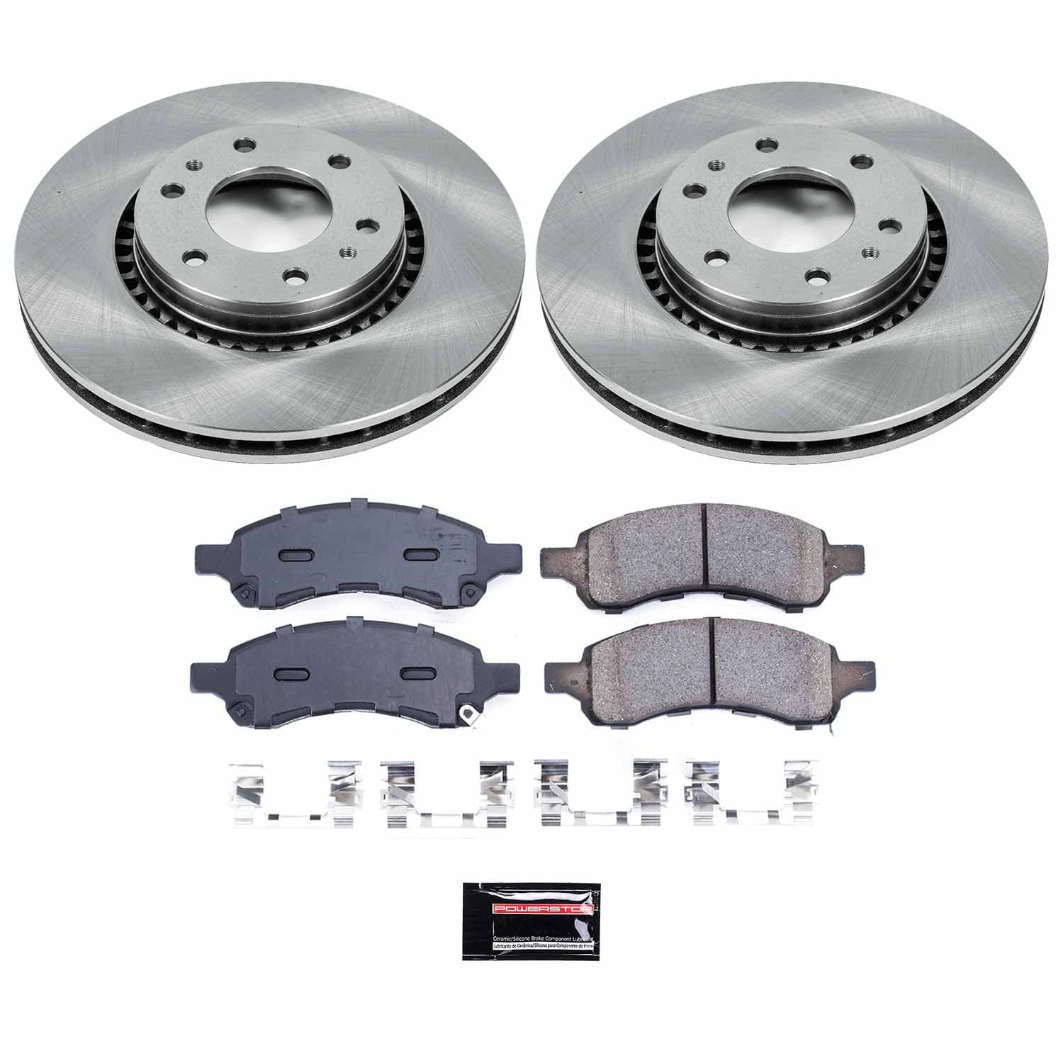 Power Stop - KOE2059 - Front - Disc Brake Pad and Rotor Kit image 1