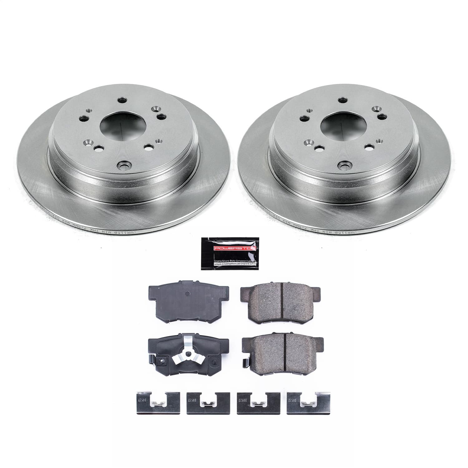 Power Stop - KOE206 - Rear - Disc Brake Pad and Rotor Kit image 1