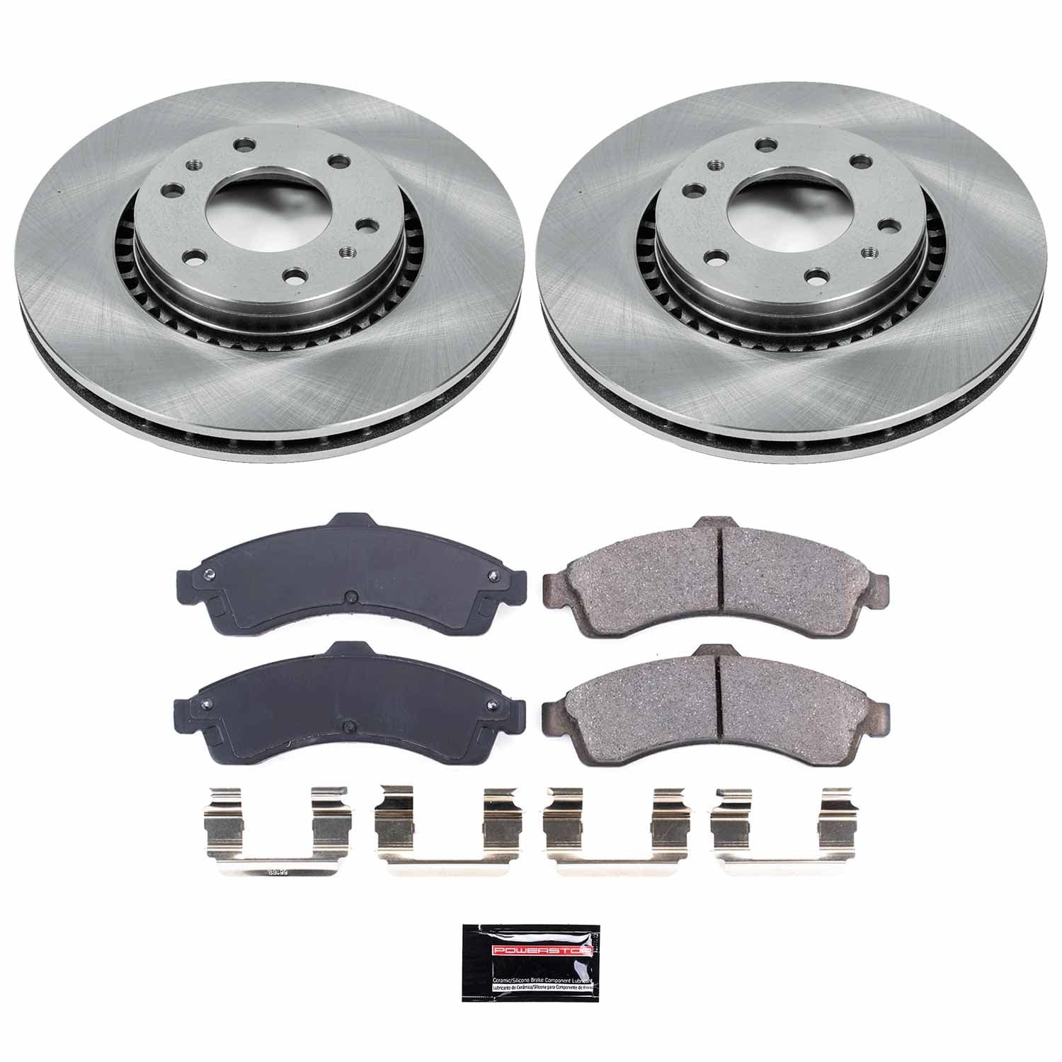 Power Stop - KOE2061 - Front - Disc Brake Pad and Rotor Kit image 1