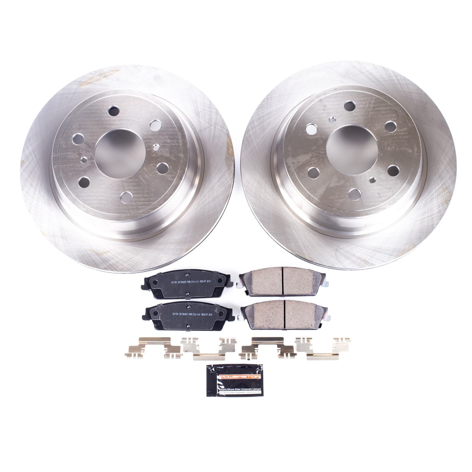 Power Stop - KOE2083 - Rear - Disc Brake Pad and Rotor Kit image 2