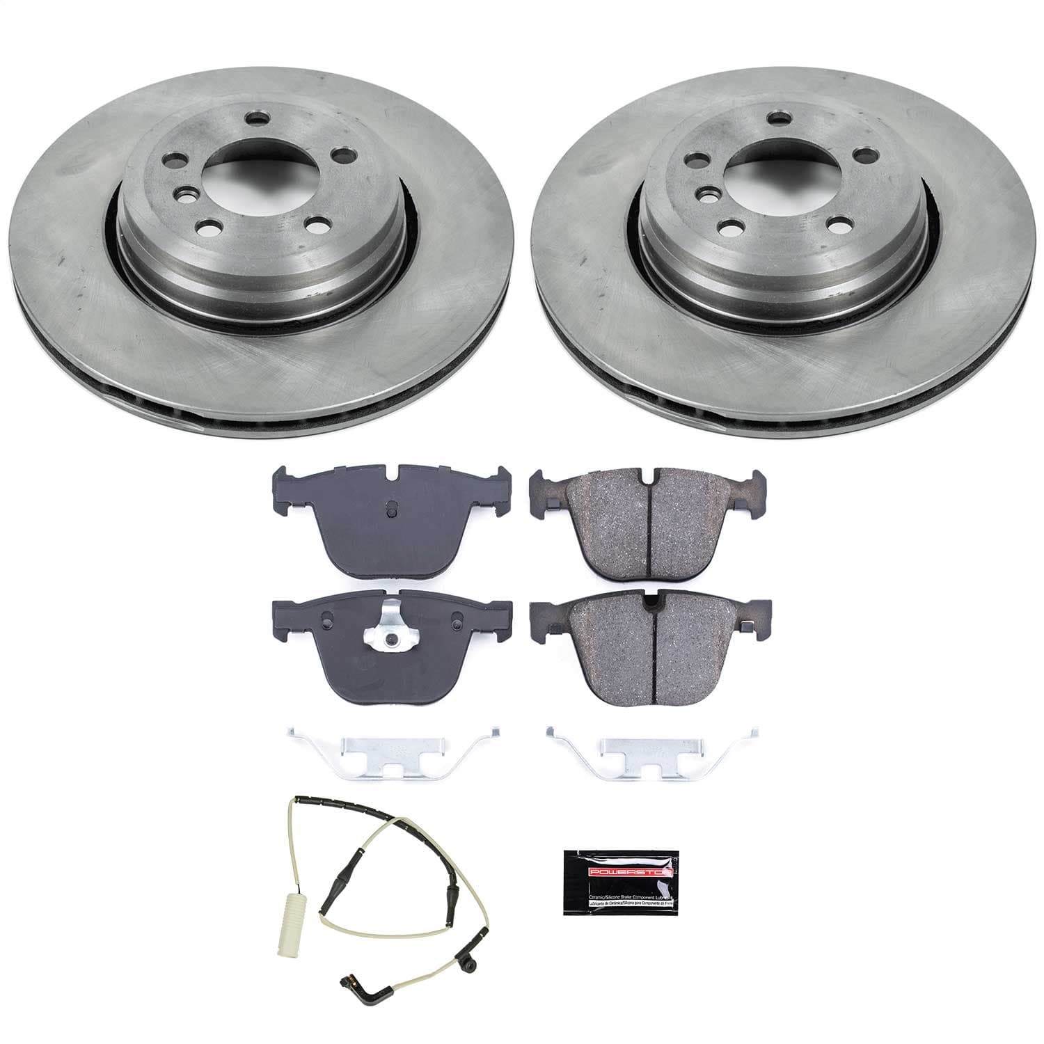Power Stop - KOE2086 - Rear - Disc Brake Pad and Rotor Kit image 1