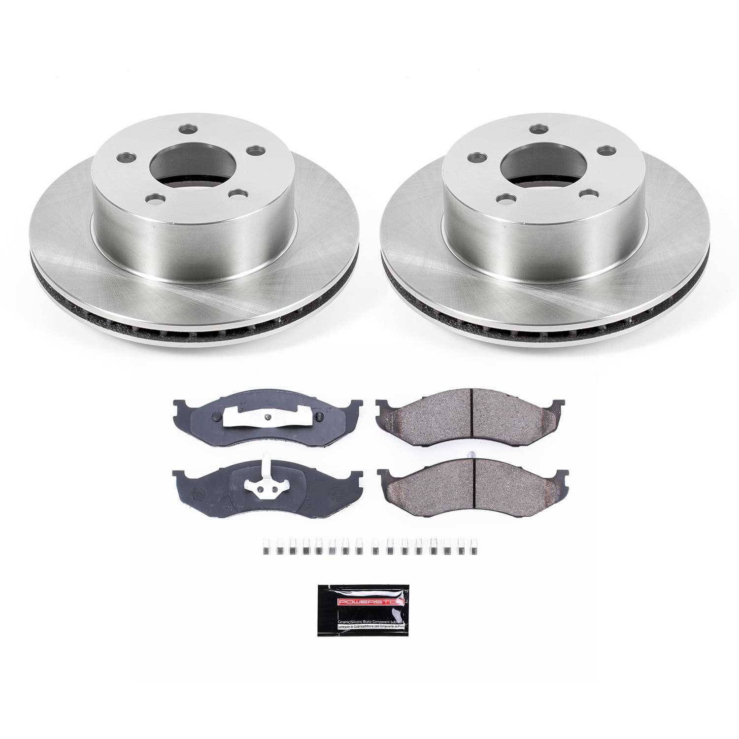 Power Stop - KOE2119 - Front - Disc Brake Pad and Rotor Kit image 1