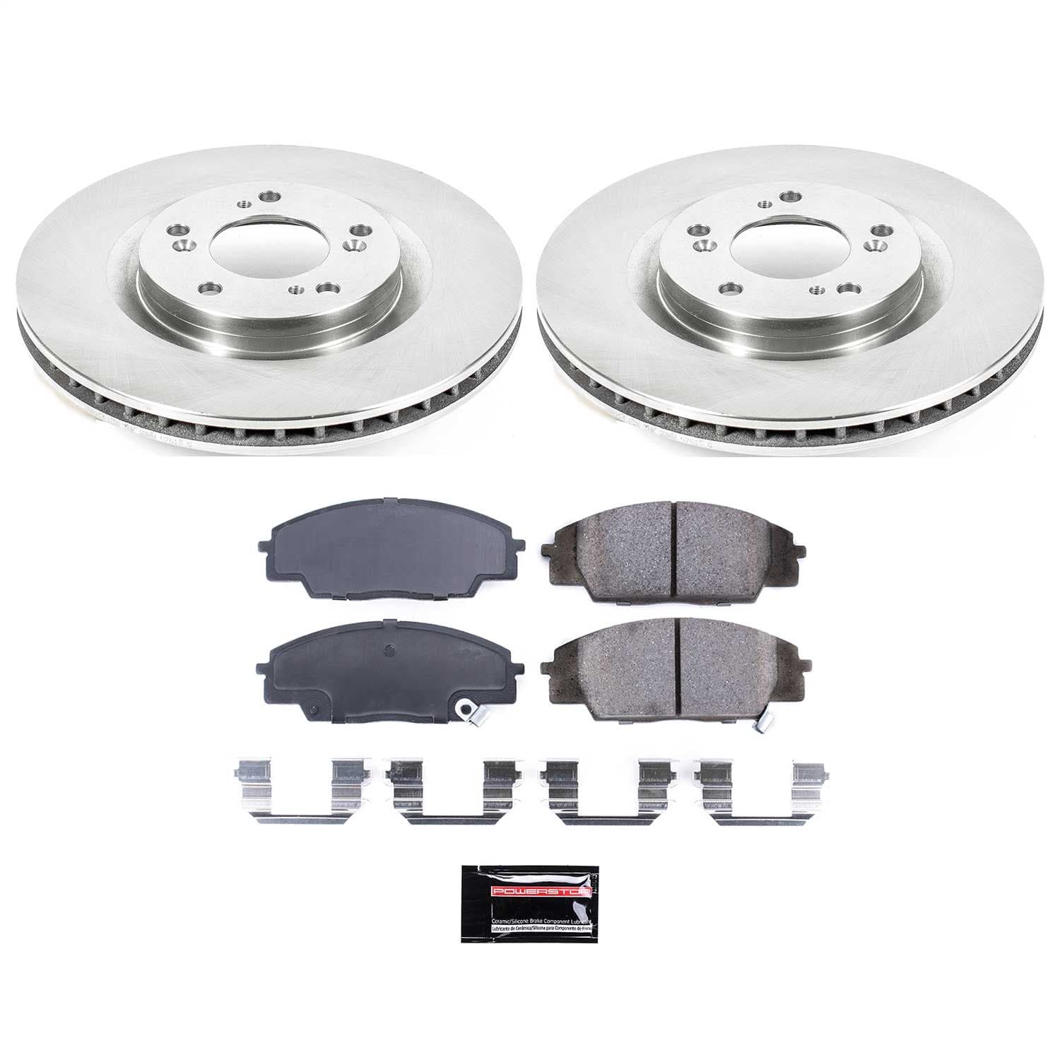 Power Stop - KOE2276 - Front - Disc Brake Pad and Rotor Kit image 1