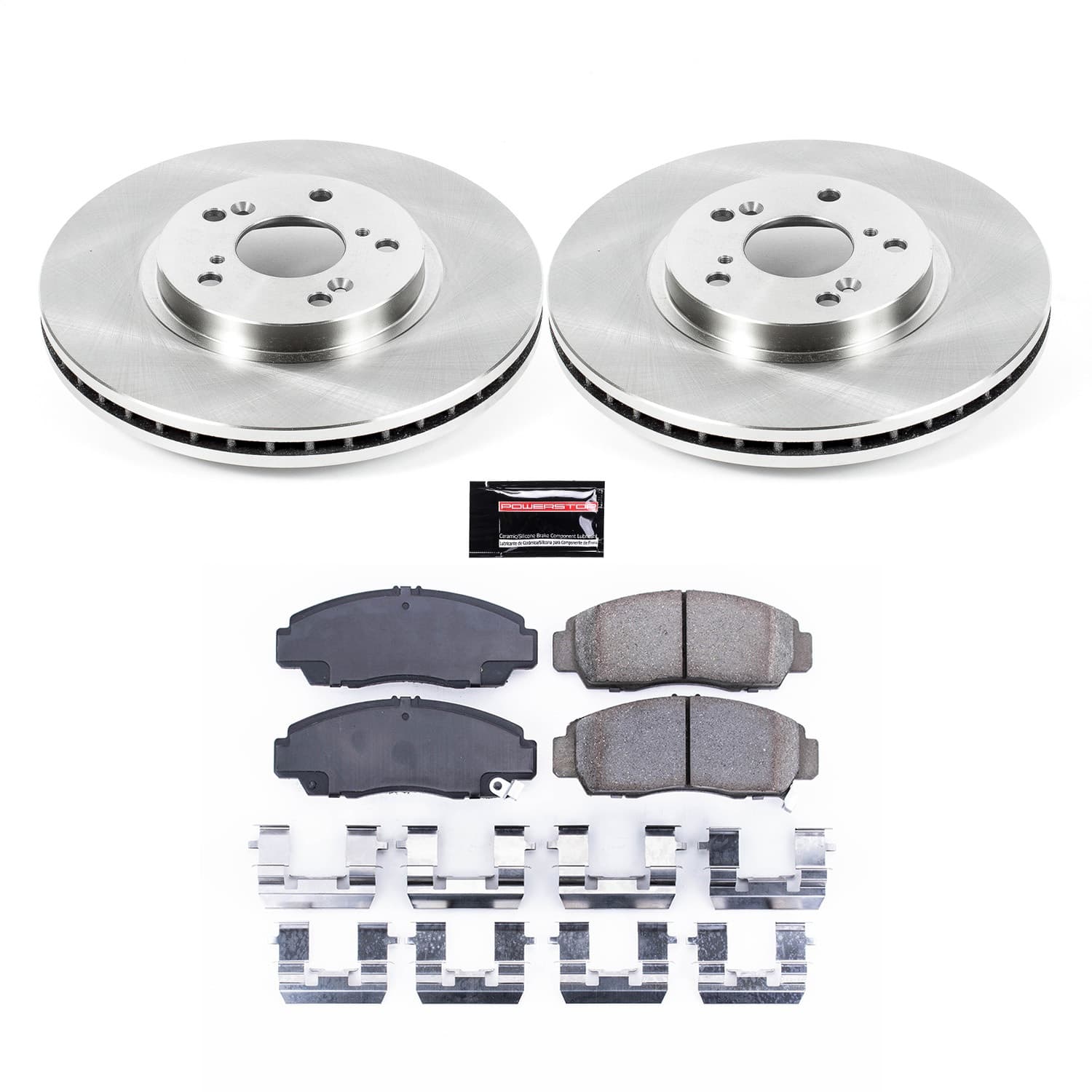 Power Stop - KOE2292 - Front - Disc Brake Pad and Rotor Kit image 1