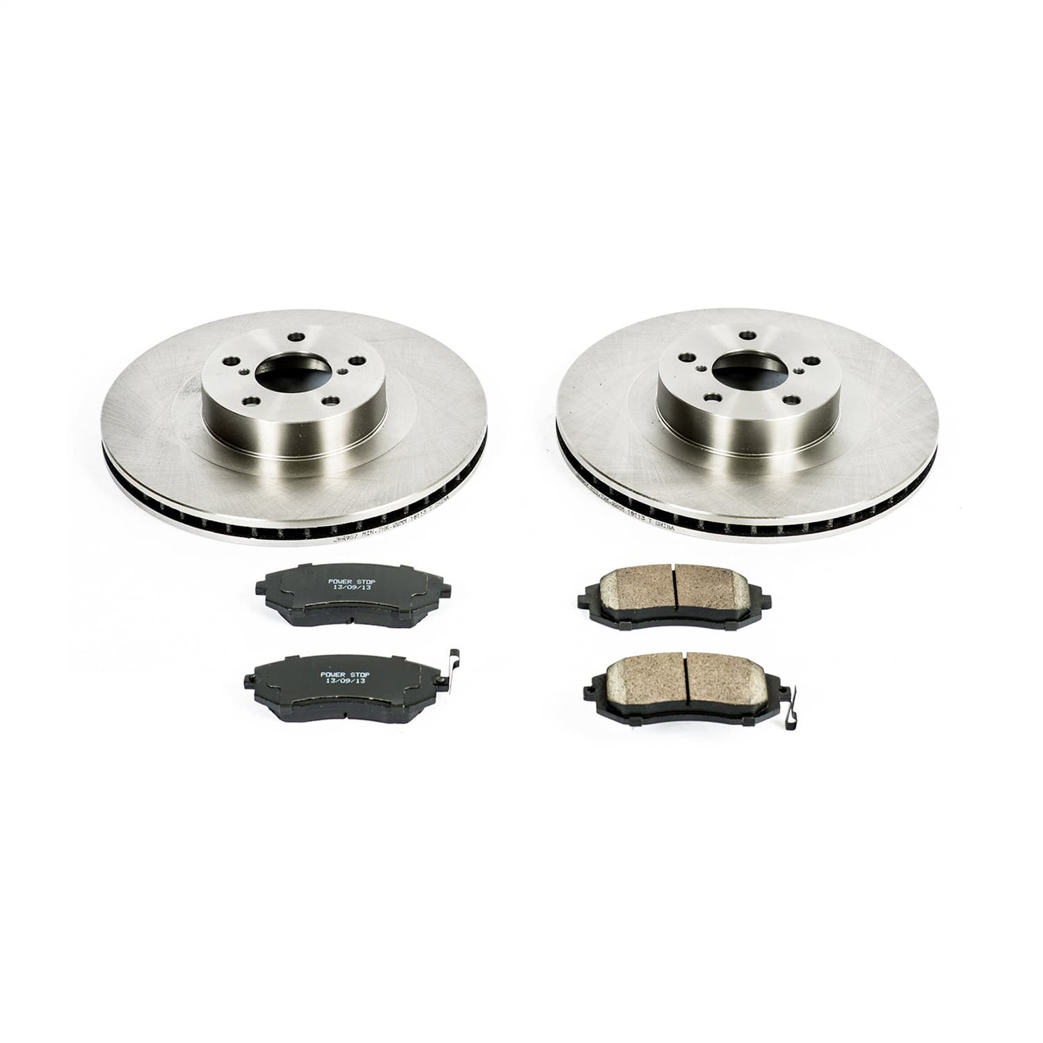 Power Stop - KOE2373 - Front - Disc Brake Pad and Rotor Kit image 1