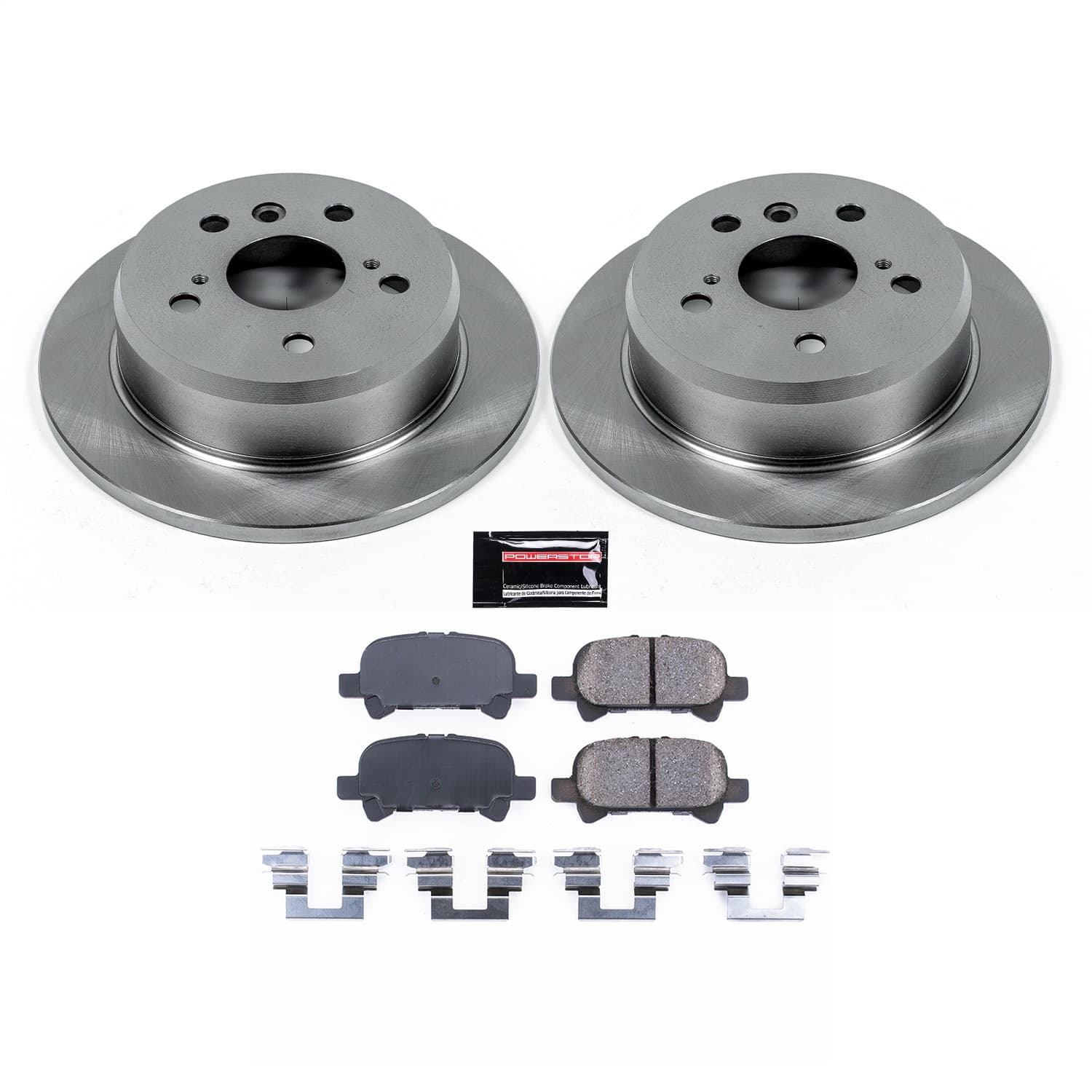 Power Stop - KOE2417 - Rear - Disc Brake Pad and Rotor Kit image 1