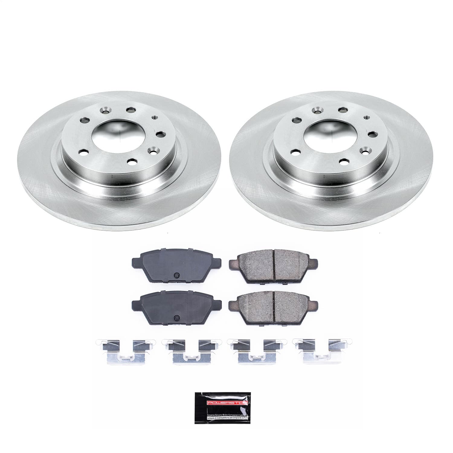 Power Stop - KOE2450 - Rear - Disc Brake Pad and Rotor Kit image 1