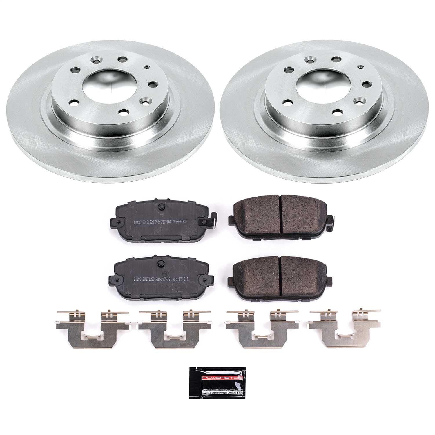 Power Stop - KOE2451 - Rear - Disc Brake Pad and Rotor Kit image 1