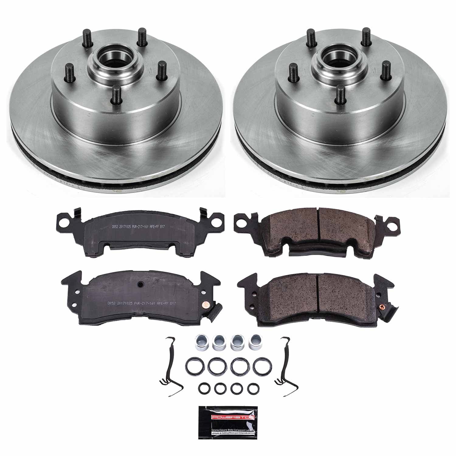 Power Stop - KOE2579 - Front - Disc Brake Pad and Rotor Kit image 1