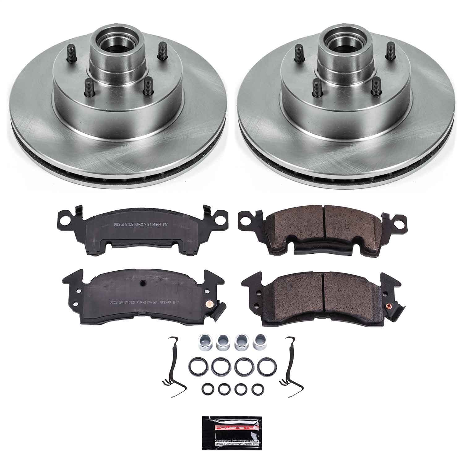 Power Stop - KOE2580 - Front - Disc Brake Pad and Rotor Kit image 1