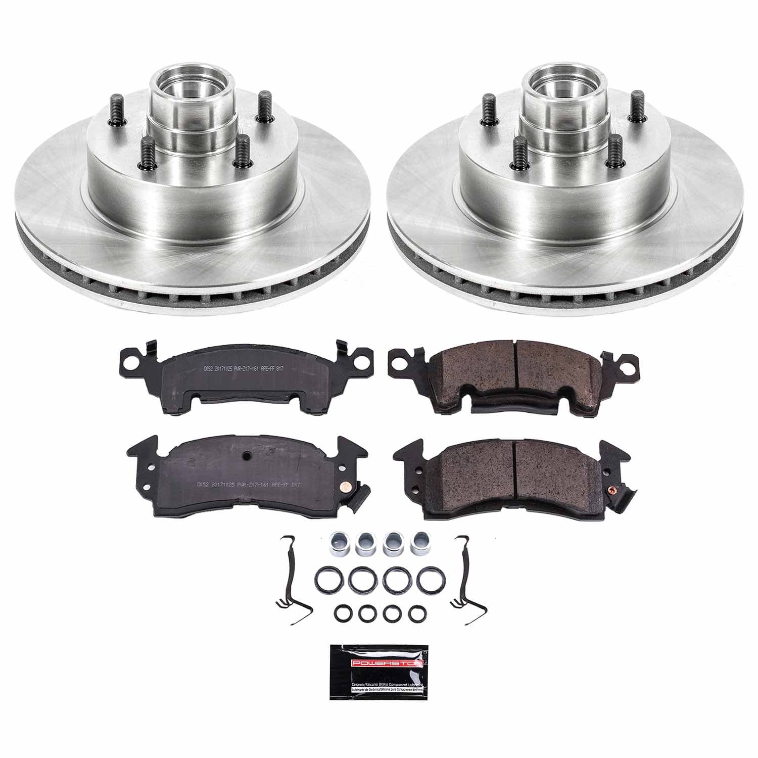 Power Stop - KOE2908 - Front - Disc Brake Pad and Rotor Kit image 1