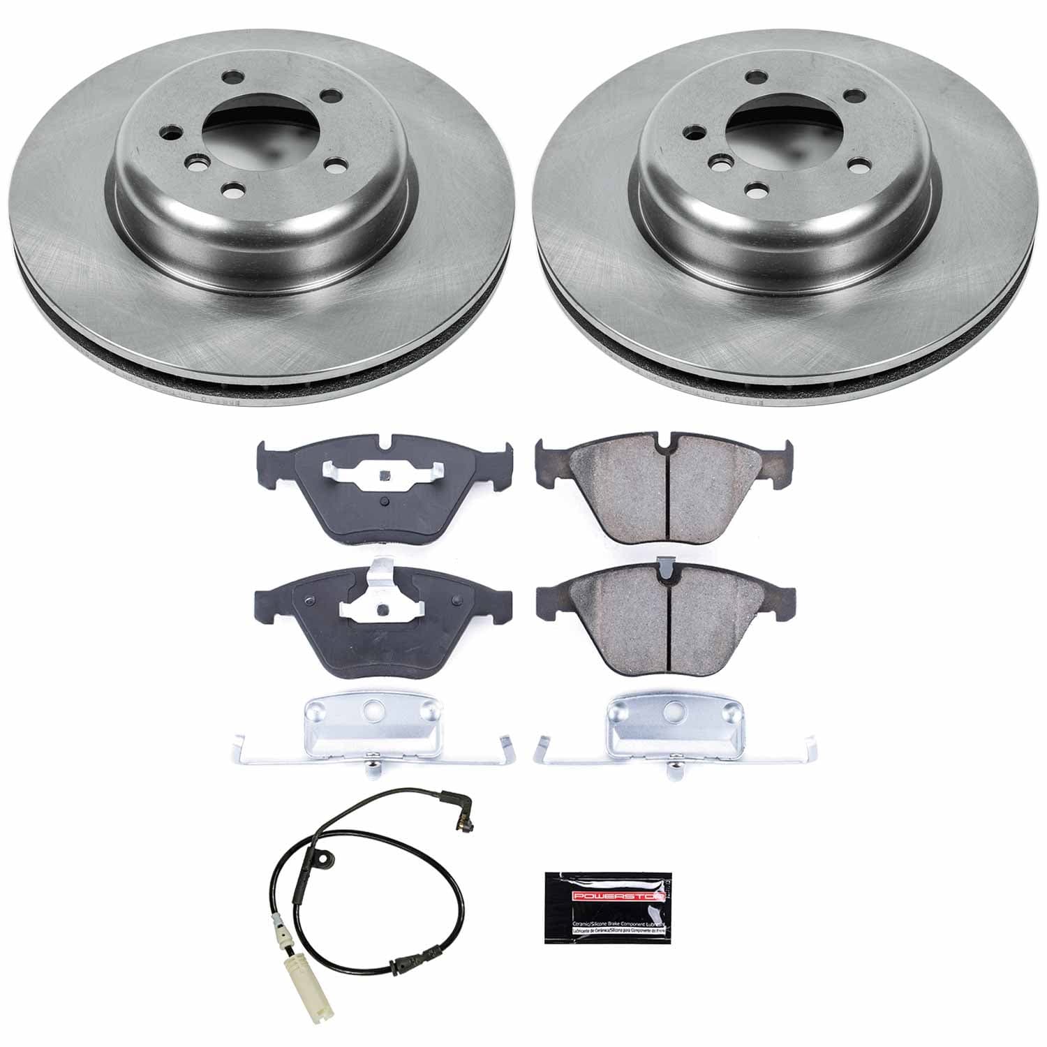 Power Stop - KOE2918 - Front - Disc Brake Pad and Rotor Kit image 1