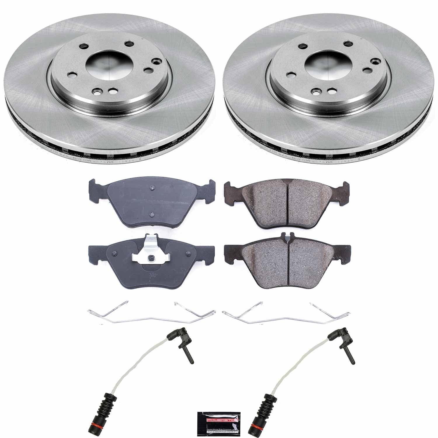 Power Stop - KOE2926 - Front - Disc Brake Pad and Rotor Kit image 1