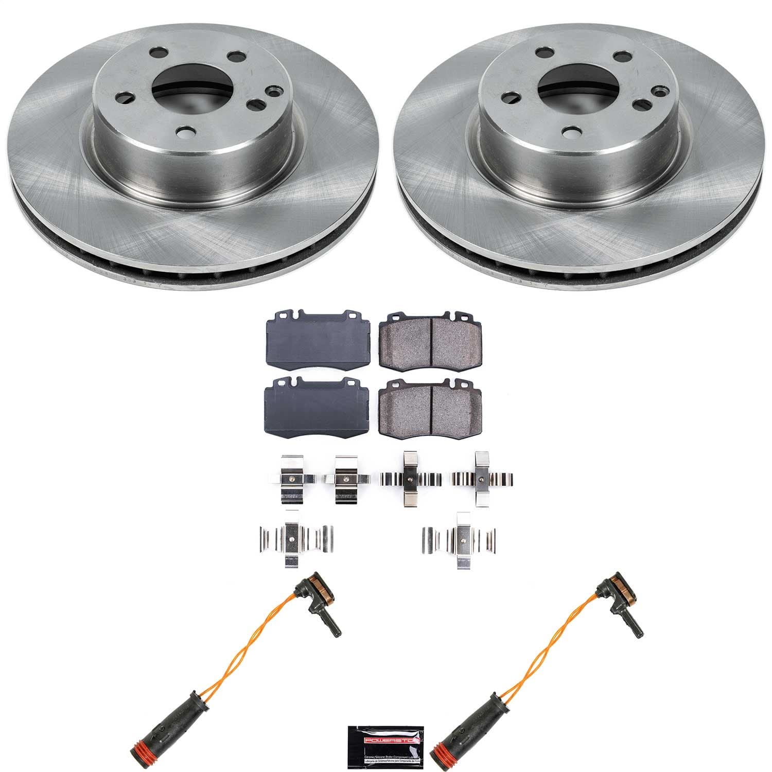 Power Stop - KOE2932 - Front - Disc Brake Pad and Rotor Kit image 1