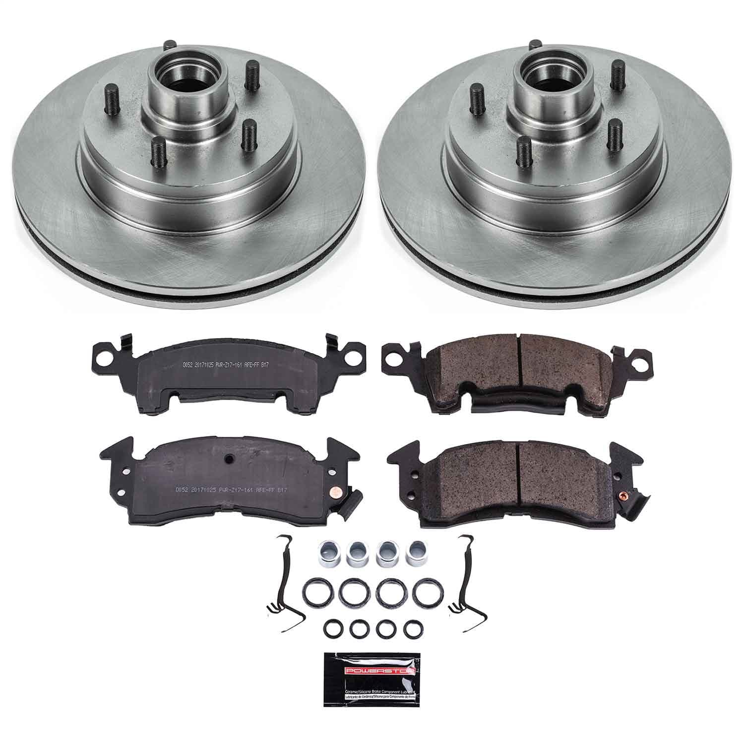 Power Stop - KOE2936 - Front - Disc Brake Pad and Rotor Kit image 1