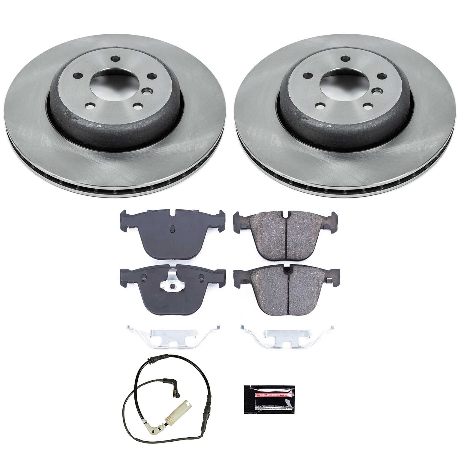 Power Stop - KOE2940 - Rear - Disc Brake Pad and Rotor Kit image 1