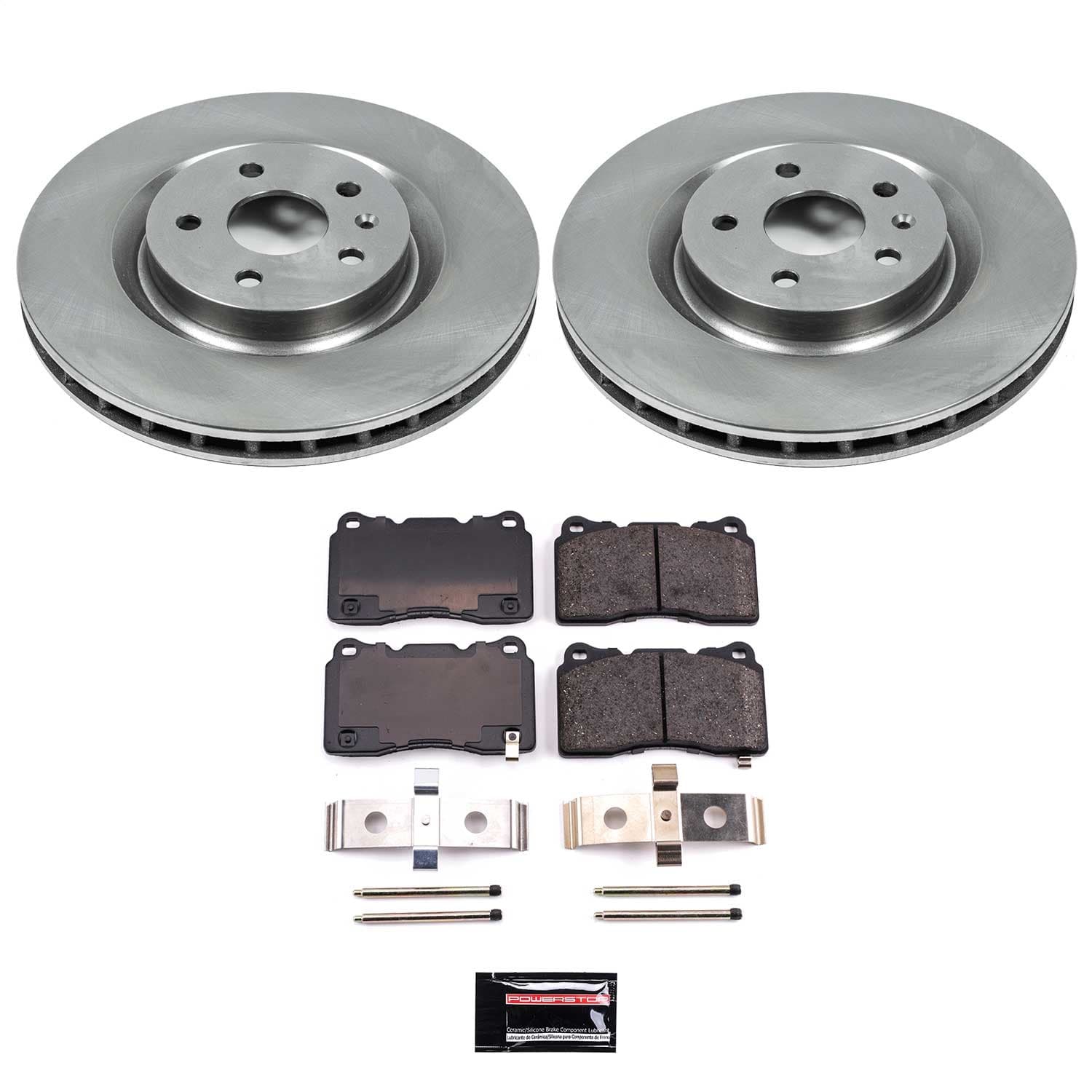 Power Stop - KOE2948 - Front - Disc Brake Pad and Rotor Kit image 1