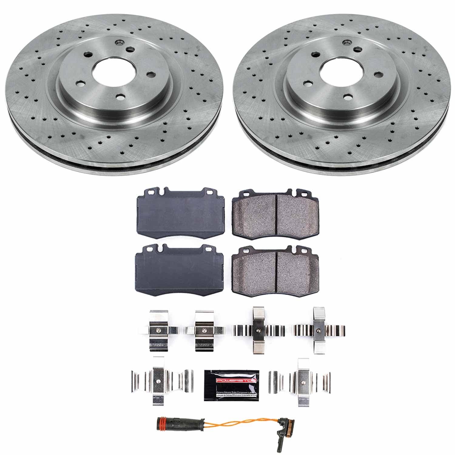 Power Stop - KOE2950 - Front - Disc Brake Pad and Rotor Kit image 1