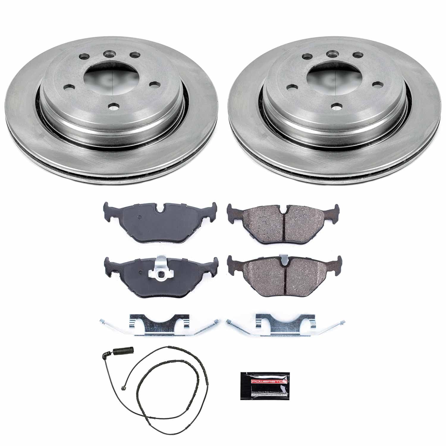 Power Stop - KOE2970 - Rear - Disc Brake Pad and Rotor Kit image 1