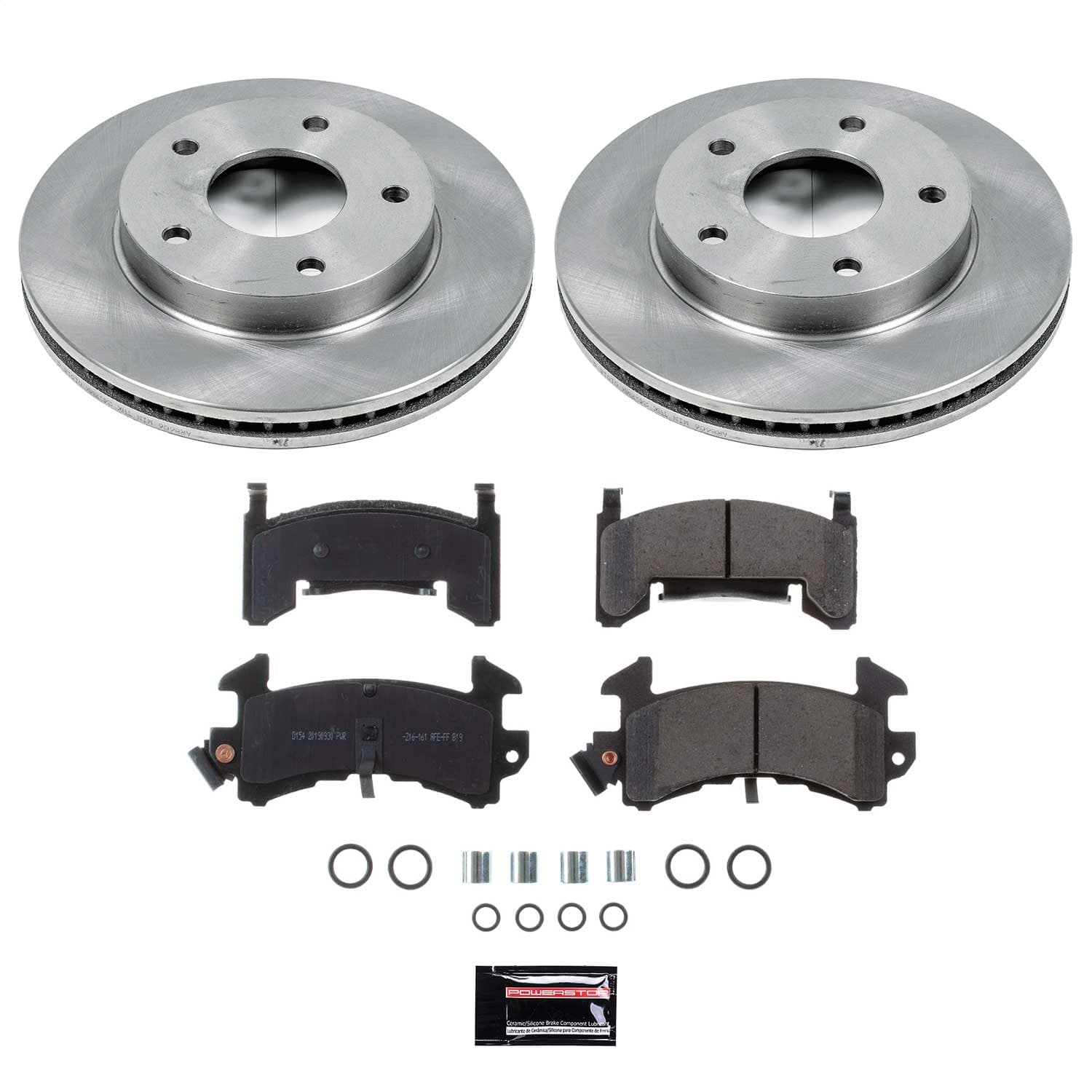 Power Stop - KOE3003 - Rear - Disc Brake Pad and Rotor Kit image 1