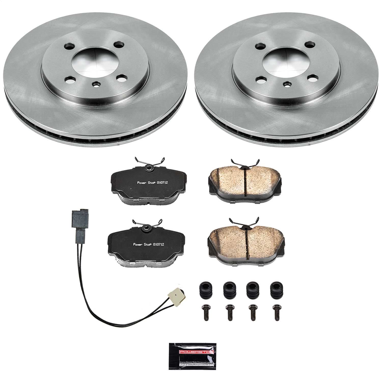 Power Stop - KOE3008 - Front - Disc Brake Pad and Rotor Kit image 1