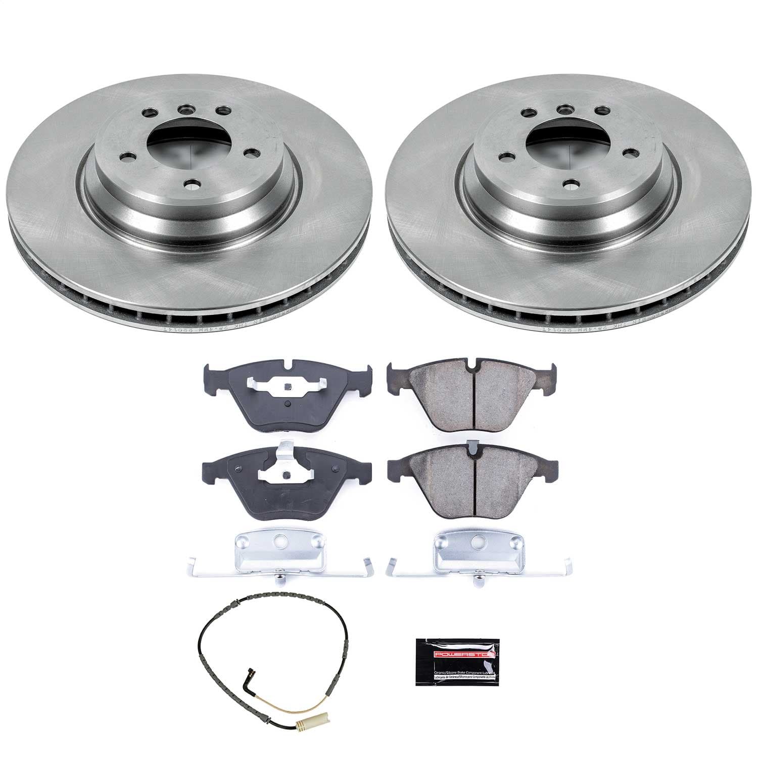Power Stop - KOE3015 - Front - Disc Brake Pad and Rotor Kit image 1